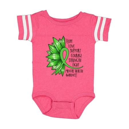 Inktastic Mental Health Awareness Green Sunflower Ribbon Gift Baby Boy or Baby Girl Bodysuit
Inktastic Mental Health Awareness Green Sunflower Ribbon Gift Baby Boy or Baby Girl Bodysuit