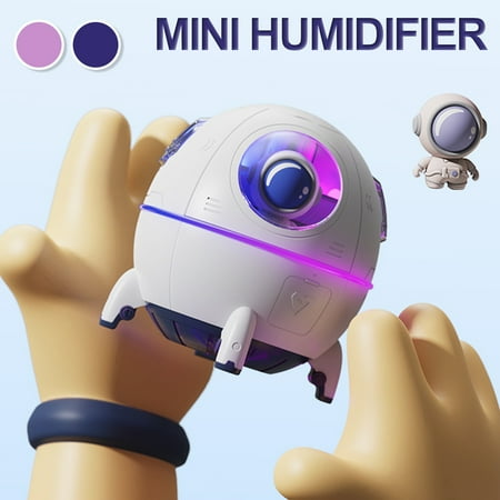 JTWEEN Mini Humidifiers 220ML Cute Space Capsule Cool Mist Humidifiers Ultrasonic Air Humidifier with 2 Mist Modes and Colorful Night Light USB Personal Desktop Humidifier for Home Office Car
JTWEEN Mini Humidifiers 220ML Cute Space Capsule Cool Mist Humidifiers Ultrasonic Air Humidifier with 2 Mist Modes and Colorful Night Light USB Personal Desktop Humidifier for Home Office Car