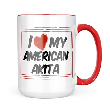 Neonblond I Love my American Akita Dog from Japan/United States Mug gift for Coffee Tea lovers
Neonblond I Love my American Akita Dog from Japan/United States Mug gift for Coffee Tea lovers