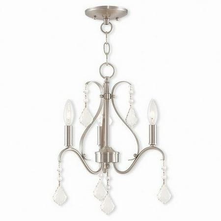 Traditional French Country Three Light Chandelier-Brushed Nickel Finish Bailey Street Home 218-Bel-2120556
Traditional French Country Three Light Chandelier-Brushed Nickel Finish Bailey Street Home 218-Bel-2120556