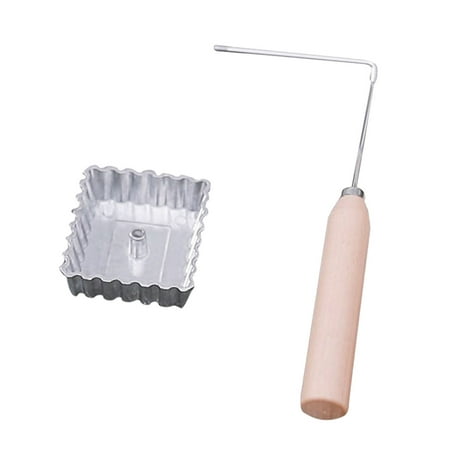Grandest Birch 2Pcs Anti-scalding Handle Rosette Mold Rust-resistant Anti-wear Metal Frying Timbale Mold Kitchen Tools Heat-resist
Grandest Birch 2Pcs Anti-scalding Handle Rosette Mold Rust-resistant Anti-wear Metal Frying Timbale Mold Kitchen Tools Heat-resist