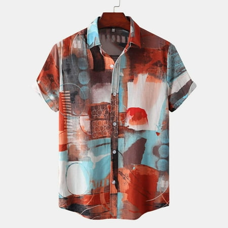 TIANEK Men Hawaiian Short Sleeve Beach Printed Summer Casual Button Down Corset Tops Clearance
TIANEK Men Hawaiian Short Sleeve Beach Printed Summer Casual Button Down Corset Tops Clearance
