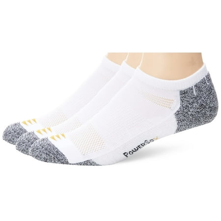 PowerSox Men s 3-Pack Powerlites No Show Socks with Moisture Control White Shoe Size: 4-8.5
PowerSox Men s 3-Pack Powerlites No Show Socks with Moisture Control White Shoe Size: 4-8.5