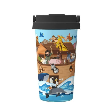 Hirioo Animals on Noah s Ark Floating for Coffee Travel Mug Insulated Coffee Mug with Lid
Hirioo Animals on Noah s Ark Floating for Coffee Travel Mug Insulated Coffee Mug with Lid