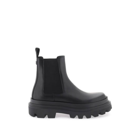 Dolce & Gabbana Chelsea Boots In Brushed Leather Men