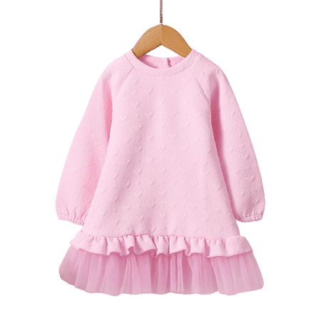 Mikrdoo Infant Baby Girls Dress Long Sleeve Solid Color Dress Gauze One Piece Eneving Dress Pink 18-24 Months
Mikrdoo Infant Baby Girls Dress Long Sleeve Solid Color Dress Gauze One Piece Eneving Dress Pink 18-24 Months
