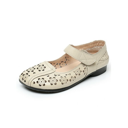 Eloshman Ladies Lightweight Magic Tape Leather Sandal Driving Comfortable Retro Closed Toe Casual Shoe
Eloshman Ladies Lightweight Magic Tape Leather Sandal Driving Comfortable Retro Closed Toe Casual Shoe