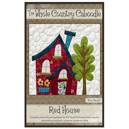 The Whole Country Caboodle Red House Precut Fused Appliqué Pack