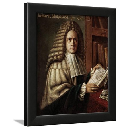 Portrait of Giovanni Battista Morgagni Framed Print Wall Art