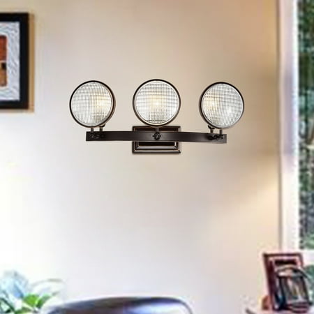 Edvivi Lighting Oil Rubbed Bronze 3-Light Headlight Glass Vanity - Oil Rubbed Bronze
Edvivi Lighting Oil Rubbed Bronze 3-Light Headlight Glass Vanity - Oil Rubbed Bronze