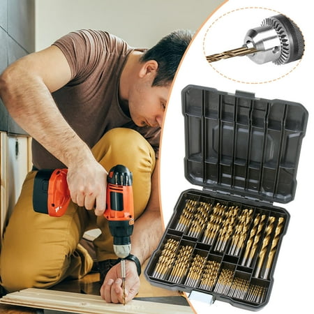 PhoneSoap Pieces Metal Set Drill Drilling 100 High-Speed Drill Bit Steel Steel Bits Tools & Home Improvement Multicolor
PhoneSoap Pieces Metal Set Drill Drilling 100 High-Speed Drill Bit Steel Steel Bits Tools & Home Improvement Multicolor