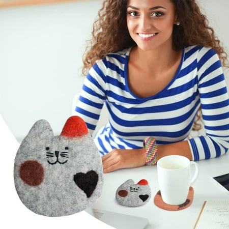 Xubond Kitchen Essentials Cat Wool Drink Absorbent For Coffee Tables Offices Or Dining Fits On Glasses Mugs Teacups Soup Bowls | Gifts Lovers Placemats Placemats Set Of 6
Xubond Kitchen Essentials Cat Wool Drink Absorbent For Coffee Tables Offices Or Dining Fits On Glasses Mugs Teacups Soup Bowls | Gifts Lovers Placemats Placemats Set Of 6