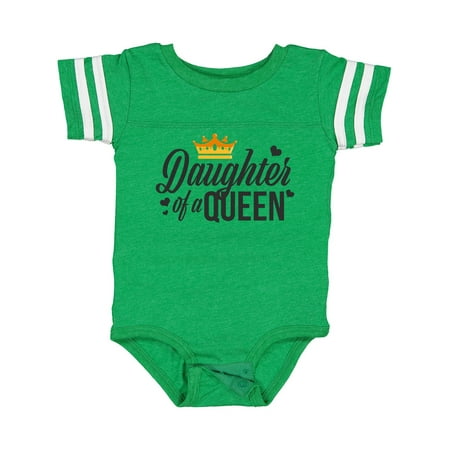 Inktastic Daughter of a Queen with Crown in Black Gift Baby Girl Bodysuit