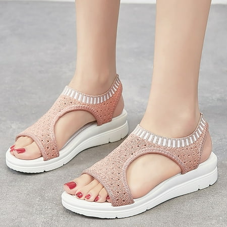 MIASHUI shoes for women Women Ladies Breathable Comfort Hollow Out Casual Wedges Cloth Shoes Sandals Elasticated Open Toe Casual Sports Sandals
MIASHUI shoes for women Women Ladies Breathable Comfort Hollow Out Casual Wedges Cloth Shoes Sandals Elasticated Open Toe Casual Sports Sandals