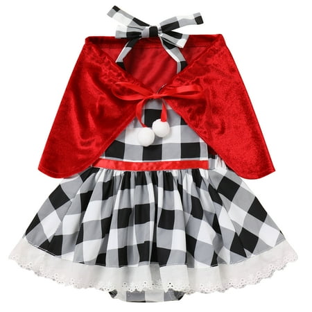 IDOPIP Women Kids Baby Girls Christmas Party Dress Xmas Red Plaid Tutu Dress with Hooded Cloak Cape Family Matching Costume 6-12 Months White Baby
IDOPIP Women Kids Baby Girls Christmas Party Dress Xmas Red Plaid Tutu Dress with Hooded Cloak Cape Family Matching Costume 6-12 Months White Baby