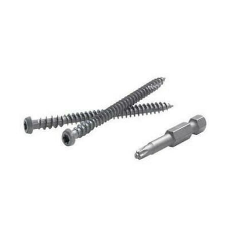 1PK FastenMaster FMTR3-212-350TSRS TrapEase 3 350TSRS Ultimate Composite Deck Screw 2-1/2
1PK FastenMaster FMTR3-212-350TSRS TrapEase 3 350TSRS Ultimate Composite Deck Screw 2-1/2