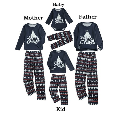 Christmas Pajamas for Family Christmas Tree Print Long Sleeve Pullover + Elastic Waits Print Pants/Baby Jumpsuit
Christmas Pajamas for Family Christmas Tree Print Long Sleeve Pullover + Elastic Waits Print Pants/Baby Jumpsuit