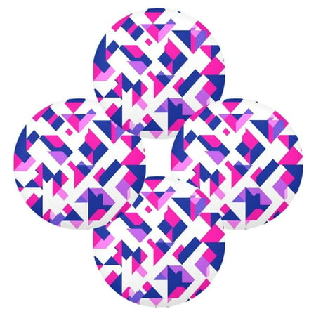 Round Placemat Set 15.4 Inch Diameter Table Mats Heat-Resistant Decorative for Dining Tables Geometric Shapes in Pink and Blue
Round Placemat Set 15.4 Inch Diameter Table Mats Heat-Resistant Decorative for Dining Tables Geometric Shapes in Pink and Blue