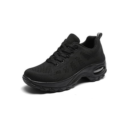 Woobling Ladies Nonslip Walking Shoes Solid Athletic Sneaker Running Low-heel Dance Shoe Black 5.5
Woobling Ladies Nonslip Walking Shoes Solid Athletic Sneaker Running Low-heel Dance Shoe Black 5.5