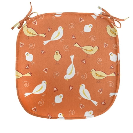 Orange Chair Seating Cushion Birds with Heart Shapes Swirling Patterns on Burnt Orange Vintage Backdrop Soft Seat Pads for Office with Anti-slip Backing 16 x16 Orange Yellow White by Ambesonne
Orange Chair Seating Cushion Birds with Heart Shapes Swirling Patterns on Burnt Orange Vintage Backdrop Soft Seat Pads for Office with Anti-slip Backing 16 x16 Orange Yellow White by Ambesonne