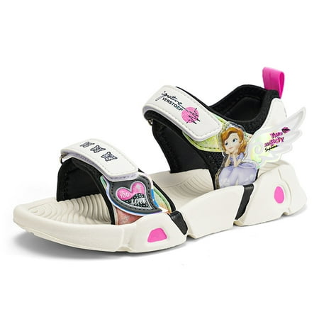 Engtoy Girls Summer Outdoor Sandals for Adjustable Strap Open Toe Outdoor Beach