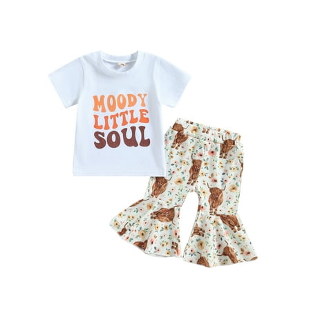 Western Baby Girl Clothes Summer Outfit Short Sleeve Romper Flared Pants Bell Bottoms Headband 3Pcs Set
Western Baby Girl Clothes Summer Outfit Short Sleeve Romper Flared Pants Bell Bottoms Headband 3Pcs Set