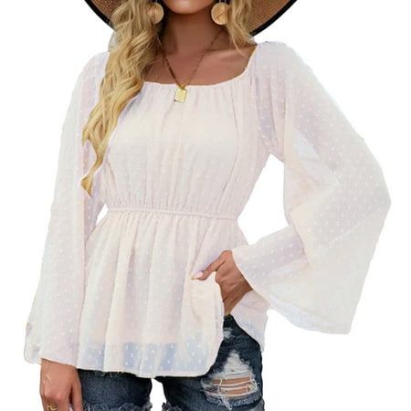 Lu s Chic Women s Long Sleeve Top Dressy Square Neck High Waist Blouse Bell Sleeve Maternity Swing Fall Shirt Black Large
Lu s Chic Women s Long Sleeve Top Dressy Square Neck High Waist Blouse Bell Sleeve Maternity Swing Fall Shirt Black Large