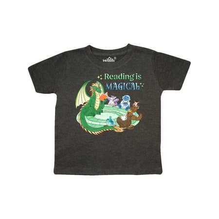 Inktastic Reading is Magical Dragon Green Dragon with Book Gift Toddler Boy or Toddler Girl T-Shirt
Inktastic Reading is Magical Dragon Green Dragon with Book Gift Toddler Boy or Toddler Girl T-Shirt