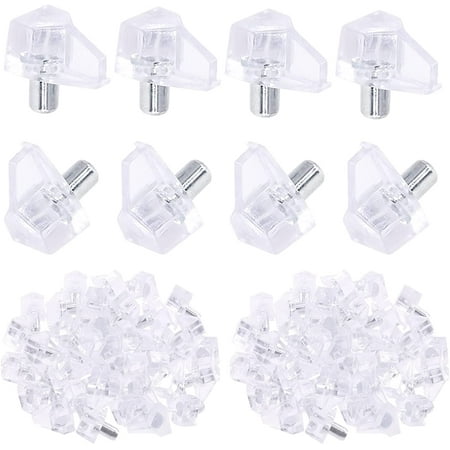 200 Pcs 5 mm Clear Shelf Pins Transparent Plastic Shelf Support Pegs Shelf Holder Pins Bracket Cabinet Clips Holder for Shelf Holes on Bookcase Cabinets and Entertainment Centers
200 Pcs 5 mm Clear Shelf Pins Transparent Plastic Shelf Support Pegs Shelf Holder Pins Bracket Cabinet Clips Holder for Shelf Holes on Bookcase Cabinets and Entertainment Centers