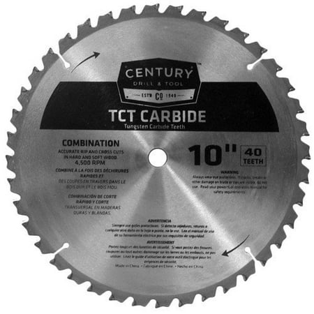 Century Drill and Tool TCT Combination Circular Saw Blade
