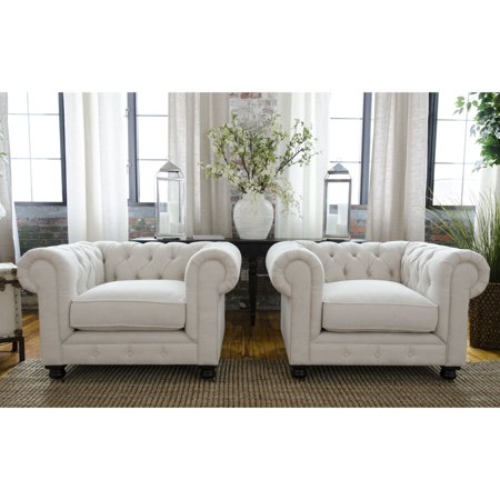 Fabric Upholstered Chair - Set of 2