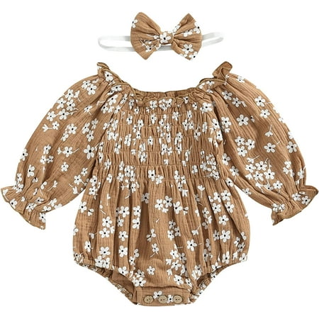 Zukuco Infant Baby Girls Outfit Daisy Floral Romper Casual Long Sleeve Sweet Jumpsuit Clothes
Zukuco Infant Baby Girls Outfit Daisy Floral Romper Casual Long Sleeve Sweet Jumpsuit Clothes