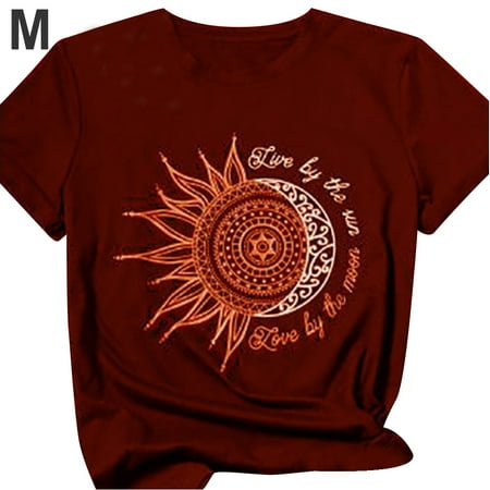 BESTHUA Women s Shirt Round Neck Sunflower Printing Short Sleeve Ladies Pullover T-shirt Top
BESTHUA Women s Shirt Round Neck Sunflower Printing Short Sleeve Ladies Pullover T-shirt Top