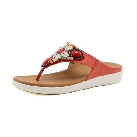 Peep Toe Ethnic Sandals Women s Boho Slip-on Style Slippers Summer Beach Supply
Peep Toe Ethnic Sandals Women s Boho Slip-on Style Slippers Summer Beach Supply