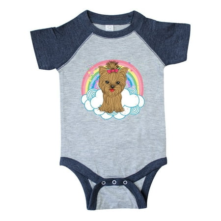 Inktastic Yorkie Gifts Yorkshire Terrier Dog Gift Baby Girl Bodysuit