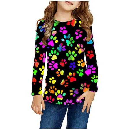 abtuhar Toddler Graphic Tees Girl s Casual Big Kids Long Sleeve Printed Casual Tees with Pockets Multicolor 3-4 Years
abtuhar Toddler Graphic Tees Girl s Casual Big Kids Long Sleeve Printed Casual Tees with Pockets Multicolor 3-4 Years