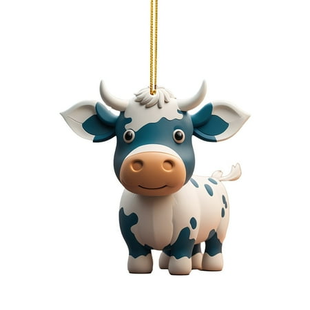 Fall Deals! Cow Car Pendant Christmas Tree Ornament Home Decor Cartoon Cow Cute Pendant Holiday Decoration Fun Accessory for Car Living Room Christmas Tree Bedroom Home
Fall Deals! Cow Car Pendant Christmas Tree Ornament Home Decor Cartoon Cow Cute Pendant Holiday Decoration Fun Accessory for Car Living Room Christmas Tree Bedroom Home