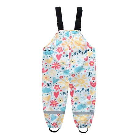 Leutsin Child s Cartoon Sling Rain Pants For Baby Boys Girls Play Water Assault Pants
Leutsin Child s Cartoon Sling Rain Pants For Baby Boys Girls Play Water Assault Pants