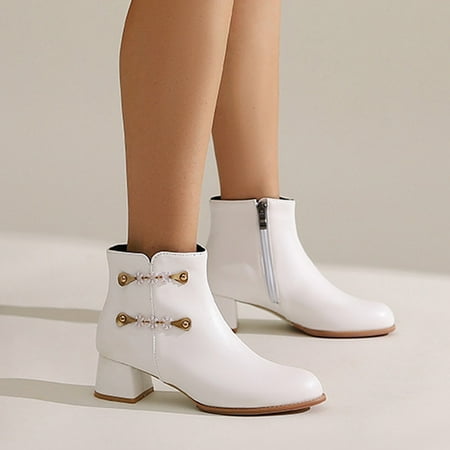Cathalem Women Booties And Boots Size 6 Fashion Women s Shoes English Style Leather Low Heel Boots Leather for Women Low Heel White 6.5
Cathalem Women Booties And Boots Size 6 Fashion Women s Shoes English Style Leather Low Heel Boots Leather for Women Low Heel White 6.5