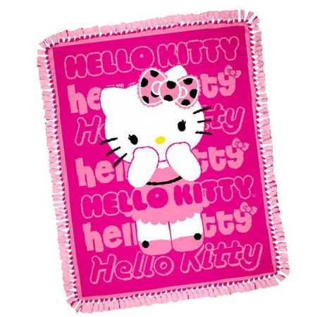 Springs Creative Hello Kitty Fuchsia Throw Kit