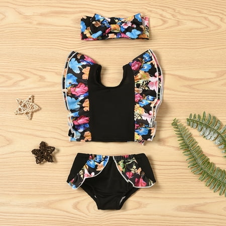 CHGBMOK Summer Toddler Swimsuit Baby Girls Floral Swimwear Ruffle Swimsuit Bathing Suit Beach Wear Set
CHGBMOK Summer Toddler Swimsuit Baby Girls Floral Swimwear Ruffle Swimsuit Bathing Suit Beach Wear Set