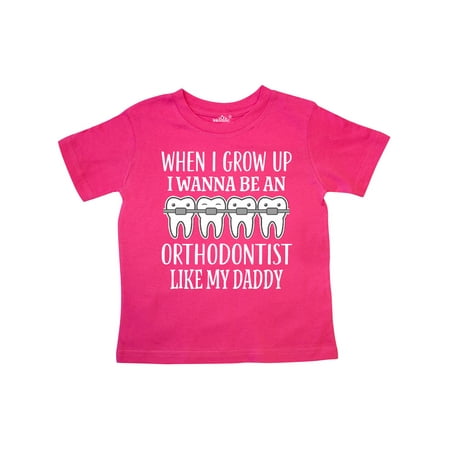 Inktastic Future Orthodontist Like Daddy Gift Toddler Boy or Toddler Girl T-Shirt