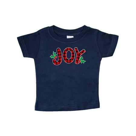 Inktastic Plaid Holly Joy Gift Baby Boy or Baby Girl T-Shirt