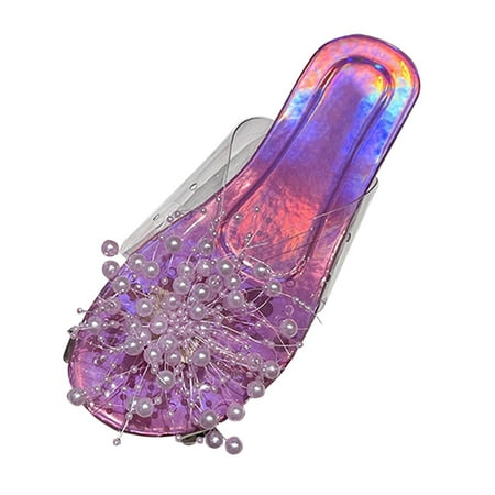 ZTTD Fashionable and Bright Color Flat Bottomed Flip Flops for Women To Wear Externally Summer New Round Head Solid Color Casual Design Cool Slippers Purple
ZTTD Fashionable and Bright Color Flat Bottomed Flip Flops for Women To Wear Externally Summer New Round Head Solid Color Casual Design Cool Slippers Purple