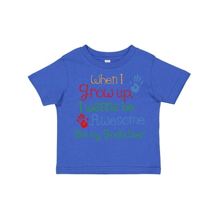 Inktastic Awesome Like My Godfather Gift Toddler Boy Girl T-Shirt