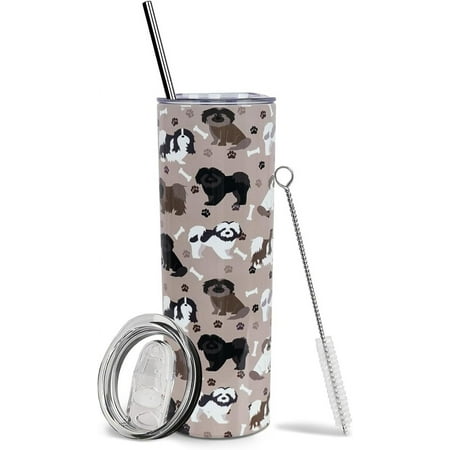 Shih Tzu Gifts for Women - Shih Tzu Tumbler - Gifts for Dog Lovers - Dog Gift - Shih Tzu Travel Coffee Mugs for Hot and Cold Drinks - With Straw and Lid 20 OZ
Shih Tzu Gifts for Women - Shih Tzu Tumbler - Gifts for Dog Lovers - Dog Gift - Shih Tzu Travel Coffee Mugs for Hot and Cold Drinks - With Straw and Lid 20 OZ