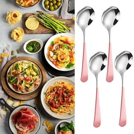 Black And Friday Deals 2024!Tableware Round Spoon 304 Stainless Spoon Fork Household Cute Small Soup Spoon Thick Round Bottom Eating Spoon by pugeha
Black And Friday Deals 2024!Tableware Round Spoon 304 Stainless Spoon Fork Household Cute Small Soup Spoon Thick Round Bottom Eating Spoon by pugeha