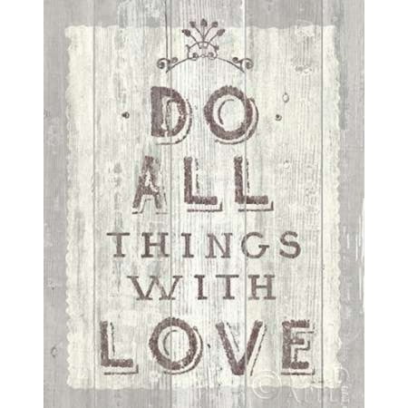 Do All Things Driftwood Canvas Art - Sue Schlabach (22 x 28)