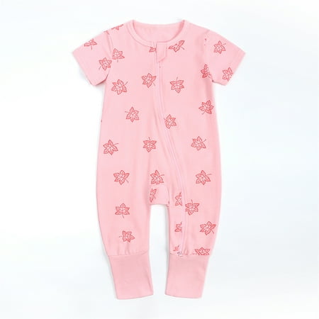 Summer Savings Clearance! Dezsed 3M-3Y Baby Clothes Boys Girls Cute Cartoon Leaf Cat Pattern Short Sleeve Double Zipper Romper Jumpsuit Kawaii Clothes Newborn Romper
Summer Savings Clearance! Dezsed 3M-3Y Baby Clothes Boys Girls Cute Cartoon Leaf Cat Pattern Short Sleeve Double Zipper Romper Jumpsuit Kawaii Clothes Newborn Romper