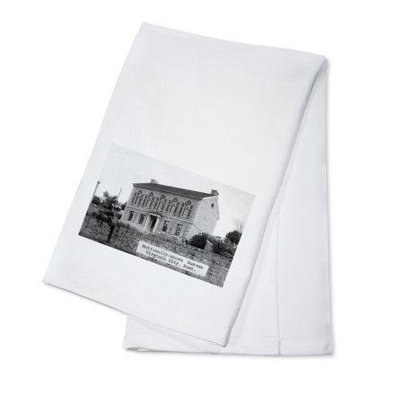Virginia City, Montana - Virginia City Museum Photograph (100% Cotton Kitchen Towel)